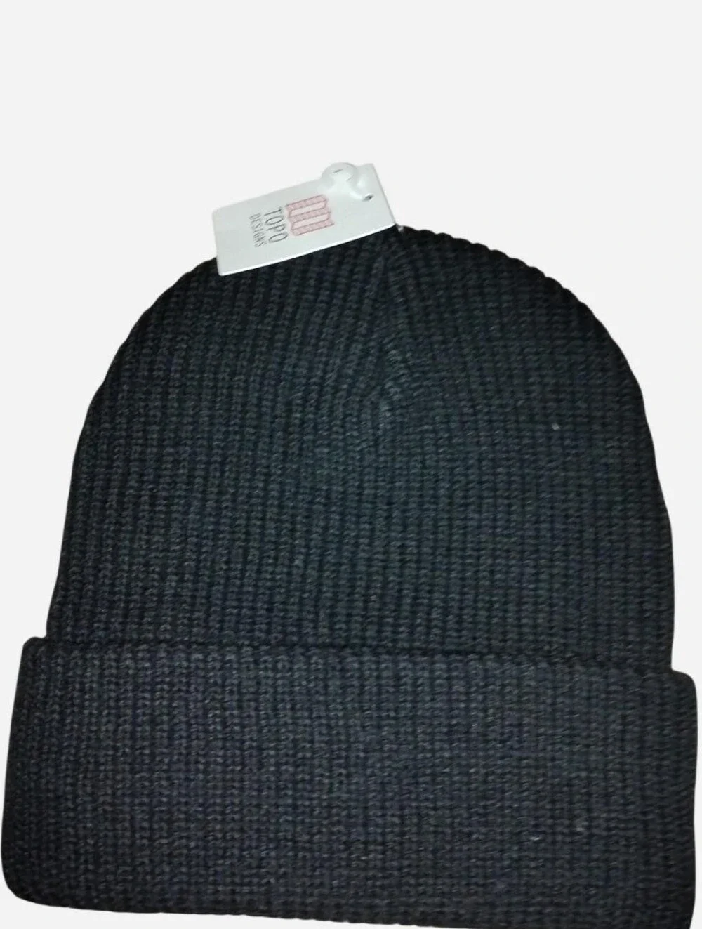 Topo Designs Black Watch Cap Beanie NWT